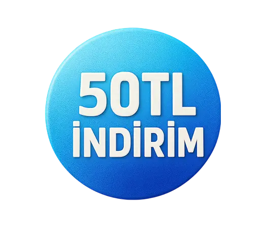 50 TL İndirim