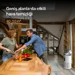 Hava Temizleyici | Akıllı Mobil Kontrol, Hepa 13, Fanlı, Wifi, 390 CADR, UVC, Sessiz-6