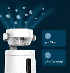 Hava Temizleyici | Akıllı Mobil Kontrol, Hepa 13, Fanlı, Wifi, 390 CADR, UVC, Sessiz-2