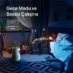 Hava Temizleyici | Akıllı Mobil Kontrol, Hepa 13, Fanlı, Wifi, 390 CADR, UVC, Sessiz-3