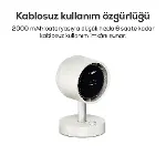 Taşınabilir Masaüstü Fanı | 100 Kademe, Otomatik Salınım, Dijital Ekran, 2000mAh, USB-C-2