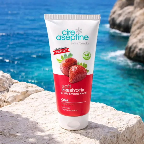 Cire Aseptine Tüp Krem Çilek 75 Ml