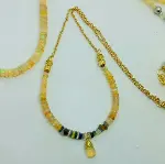 2842 Etiyopya Opal el yapımı kolye-6
