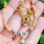 2842 Etiyopya Opal el yapımı kolye-2