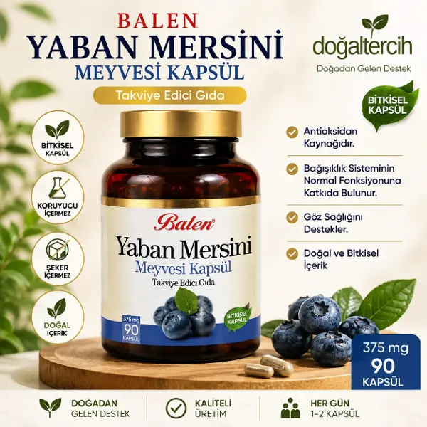 Balen yaban mersini meyvesi kapsülü 90 kapsül