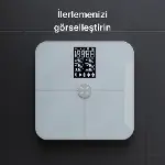 Akıllı Tartı | 17 Temel Vücut Analizi, Nabız Ölçer, Mobil Kontrol, Dijital Baskül-9