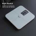 Akıllı Tartı | 17 Temel Vücut Analizi, Nabız Ölçer, Mobil Kontrol, Dijital Baskül-10