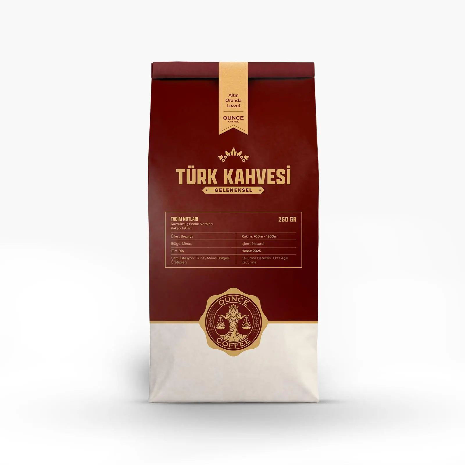 Türk Kahvesi Geleneksel ÇEKİRDEK KAHVE 250GR