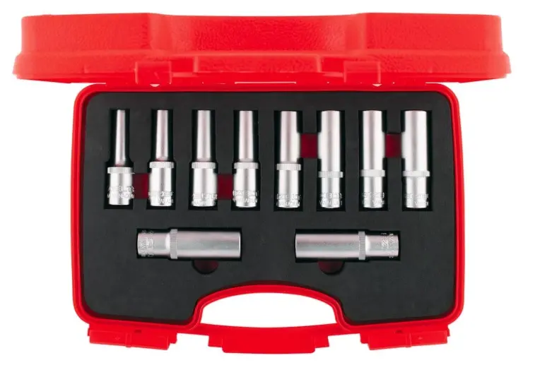 İzeltaş 1108 00 6010 1/2'' Altı Köşe Derin Lokma Takımı 10 Parça