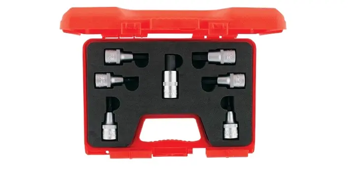 İzeltaş 1113001107 1/2'' Lokmalı Allen Uç Takımı 7 Parça