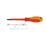 İzeltaş 4145184580 1000V İzoleli Elektrikçi Yıldız Uçlu Tornavida 4.5x80-1
