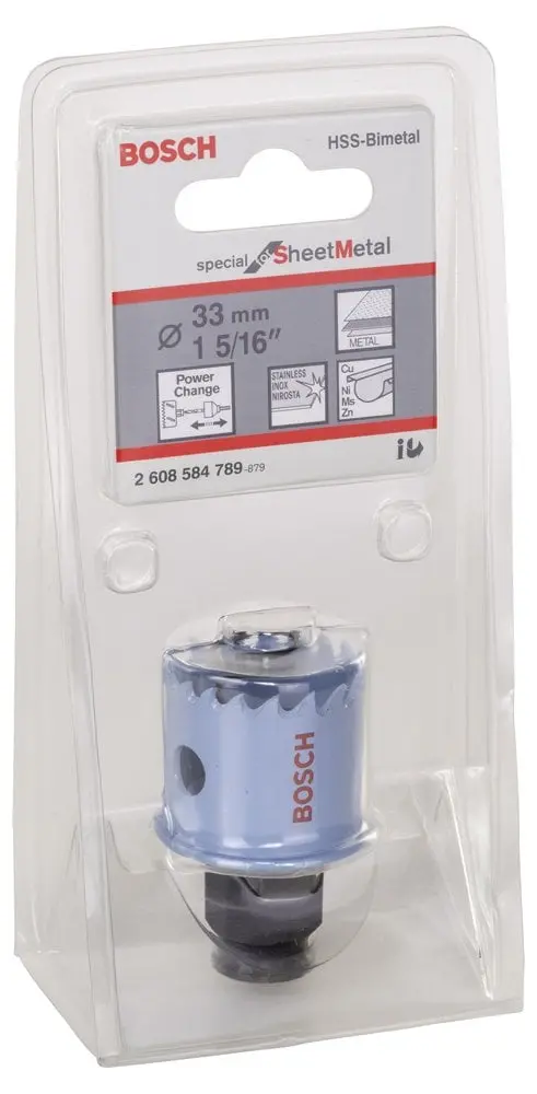 Bosch Special Serisi Metal Ve Inox Malzemeler için Delik Açma Testeresi 33 mm-5