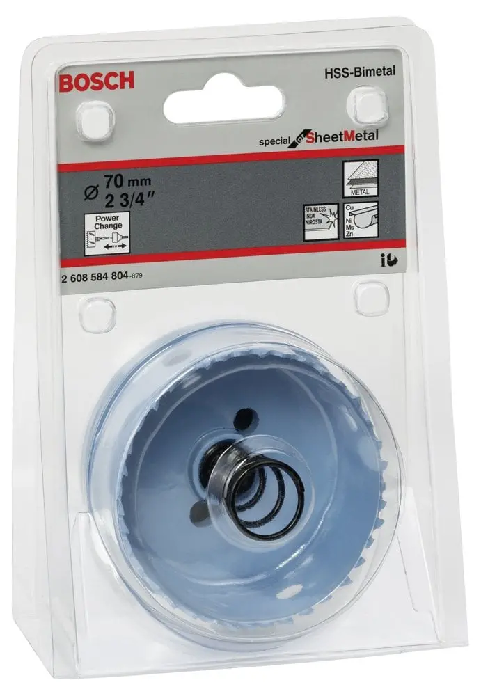 Bosch Special Serisi Metal Ve Inox Malzemeler için Delik Açma Testeresi 70 mm-5