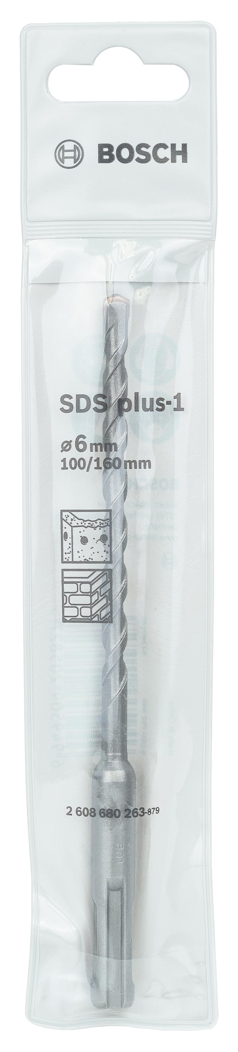 Bosch Plus-1 Serisi SDS-Plus Kırıcı Delici Matkap Ucu 6x160 mm-2