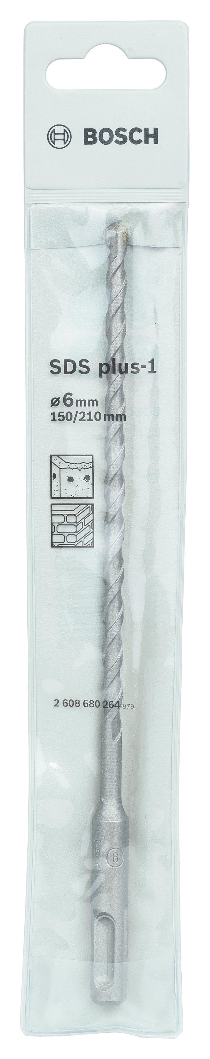 Bosch Plus-1 Serisi SDS-Plus Kırıcı Delici Matkap Ucu 6x210 mm