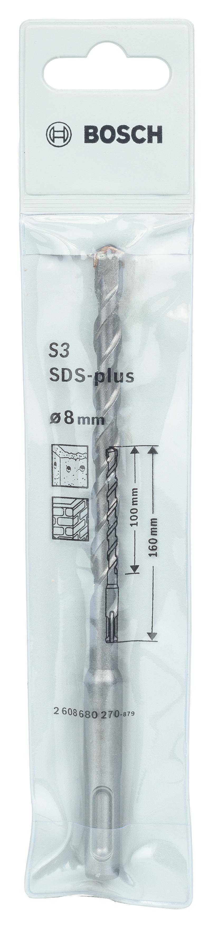 Bosch Plus-1 Serisi SDS-Plus Kırıcı Delici Matkap Ucu 8x160 mm