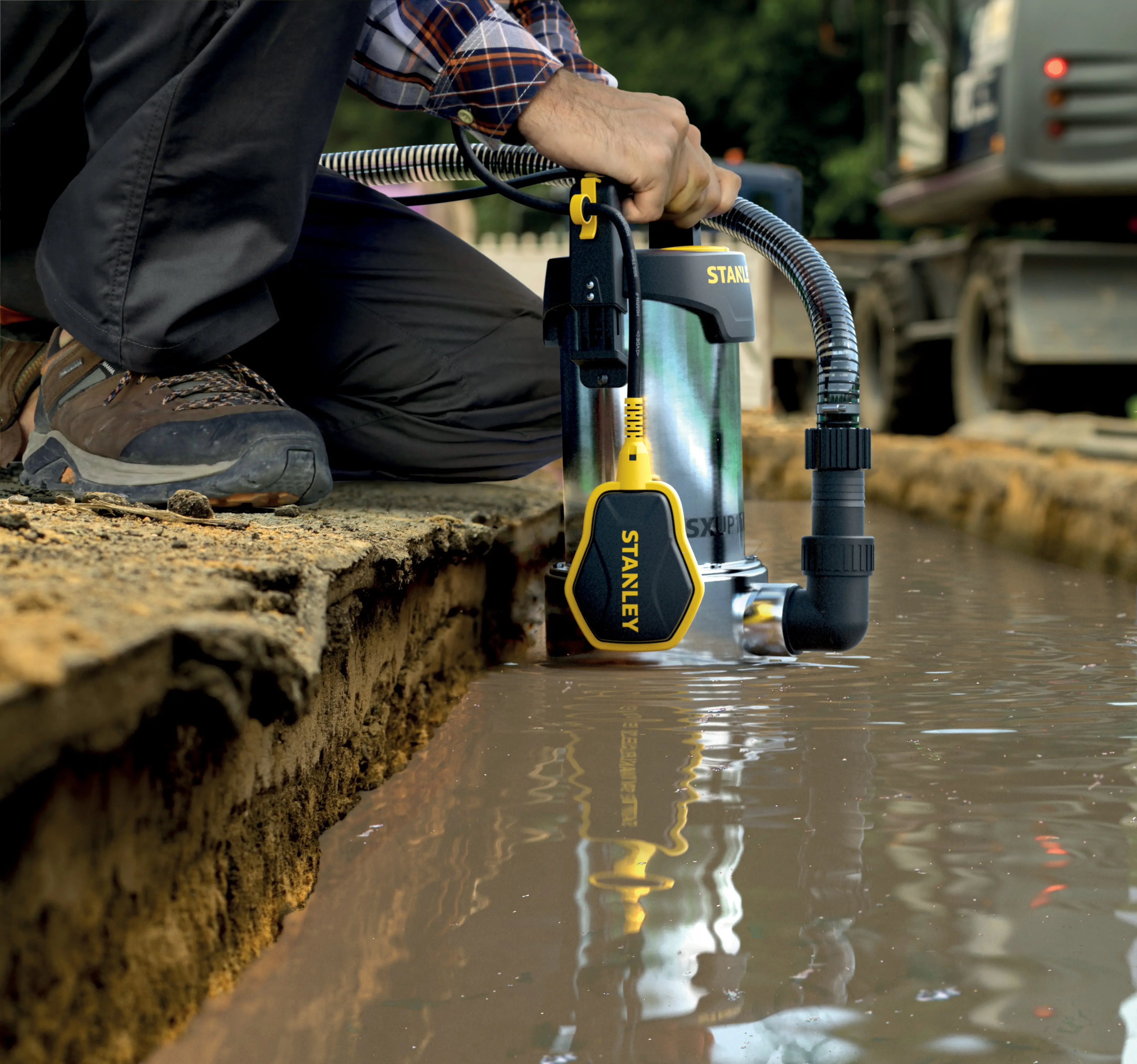 Stanley SXUP1100XDE 1100 W Kirli Su Dalgıç Pompa-8