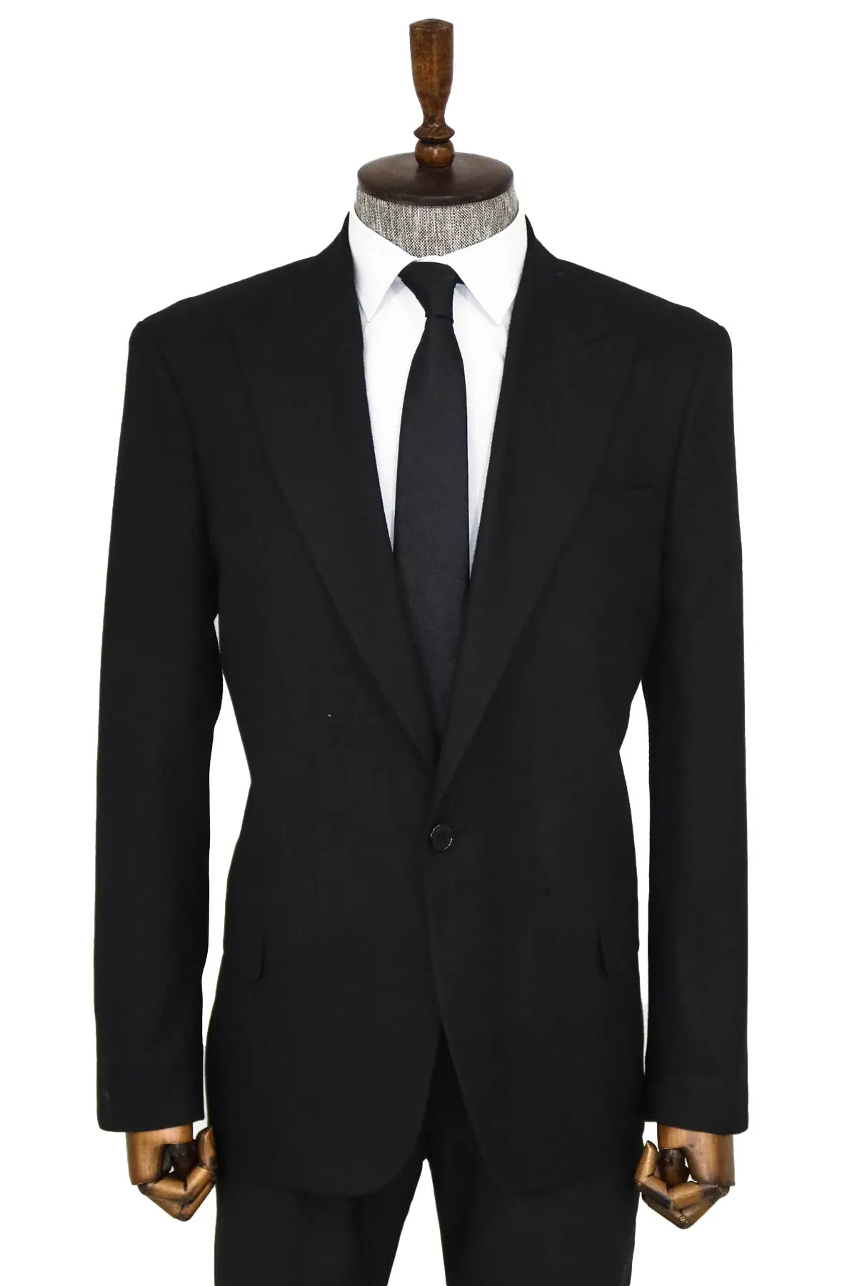 Desensiz Slim Fit Spor Siyah Erkek Ceket - Wessi