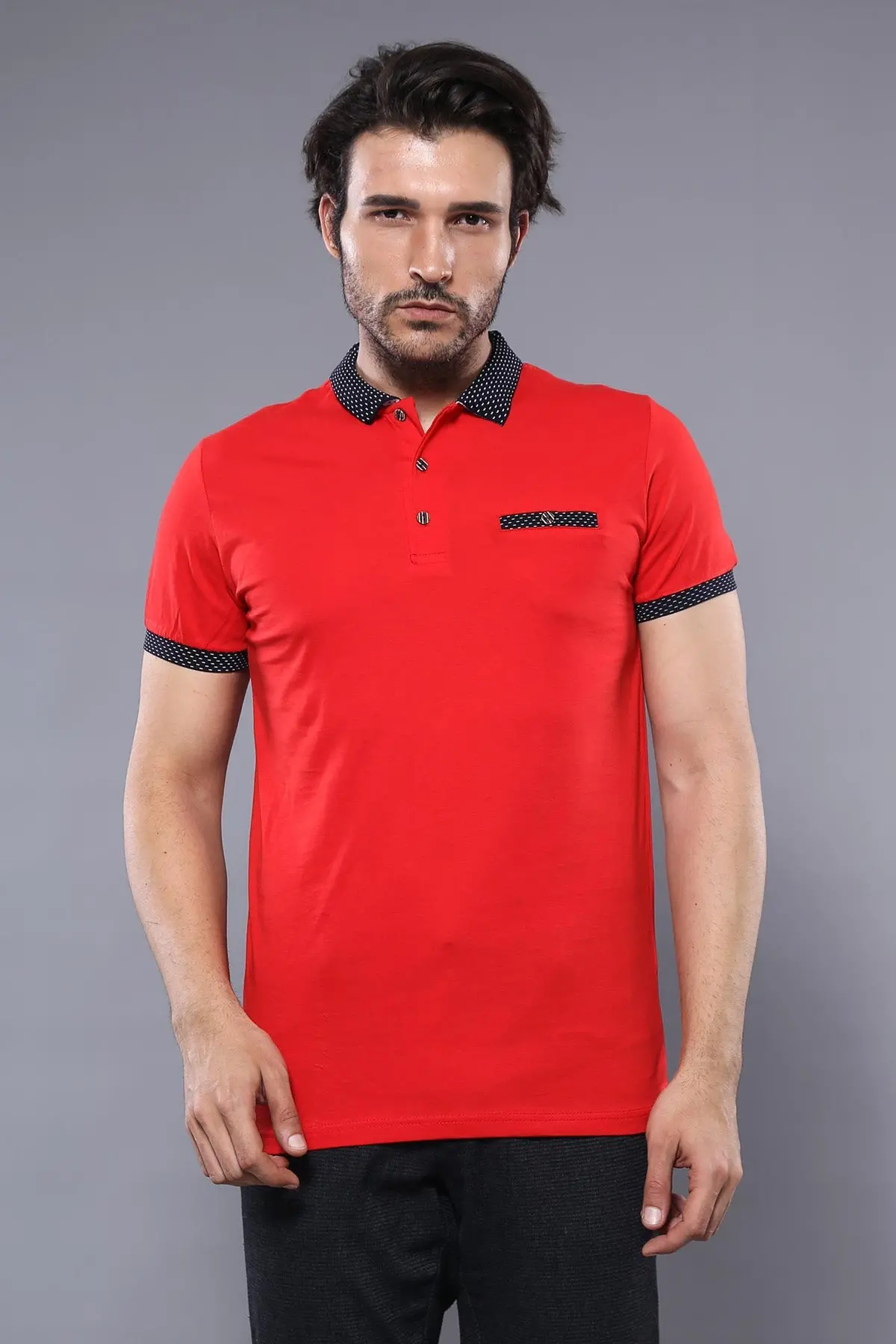 Polo Yaka Kırmızı T-shirt | Wessi Polo Yaka Kırmızı T-shirt | Wessi
