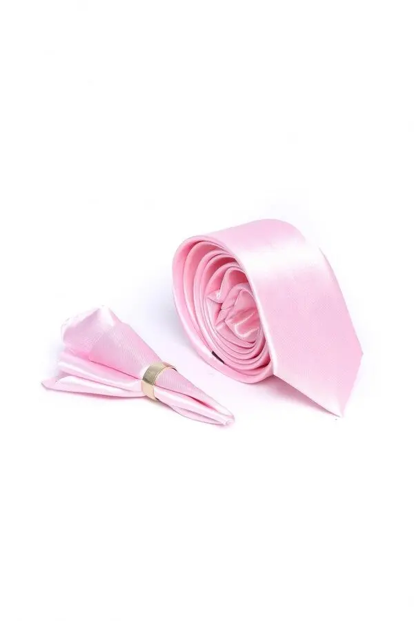 Erkek Pembe Kravat - Wessi