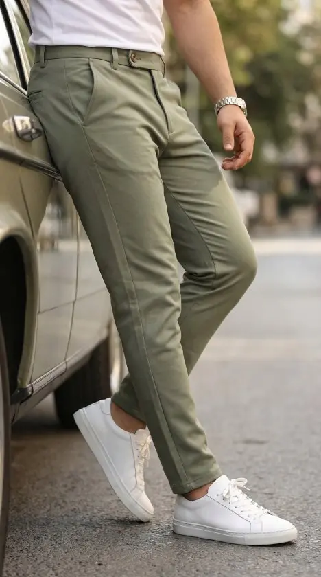 Erkek Slim Fit Dilli Kumaş Pantolon Erkek Slim Fit Dilli Kumaş Pantolon