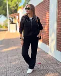 Kadın Iki Iplik Kumaş Pul Ve Fermuar Detaylı Ikili Takım-2