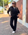 Kadın Iki Iplik Kumaş Pul Ve Fermuar Detaylı Ikili Takım-3