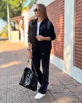 Kadın Iki Iplik Kumaş Pul Ve Fermuar Detaylı Ikili Takım-4