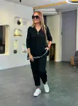 Kadın Uzun Kollu Ribana Ve Fermuar Detay Bluz Ve Yüksel Bel Pantolon 2li Takım-6