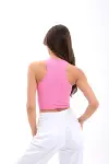 2501 SPORCU YARIM T-SHİRT-PEMBE-2