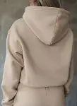 Kadın Uzun Kollu Nope Baskılı Beli Ribanalı Ikili Takım-3