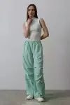 Paraşüt Cargo Pantolon - Mint-1