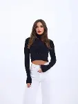 42231 TRİKO BALIKÇI KAZAK-SİYAH-1