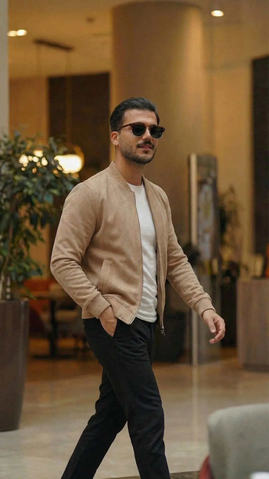 Erkek Scuba Süet Kumaş Bomber Hırka-3 Erkek Scuba Süet Kumaş Bomber Hırka-3