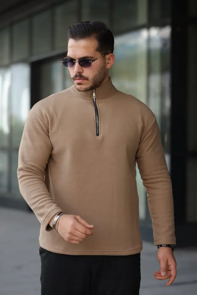Erkek Zip Yaka Polar Sweat-1 Erkek Zip Yaka Polar Sweat-1