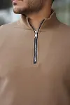 Erkek Zip Yaka Polar Sweat-3
