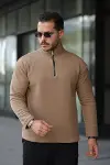 Erkek Zip Yaka Polar Sweat-1
