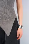 Yanı Uzun Atlet - Orta Gri-4