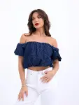 7341 CROP-MAVİ-5
