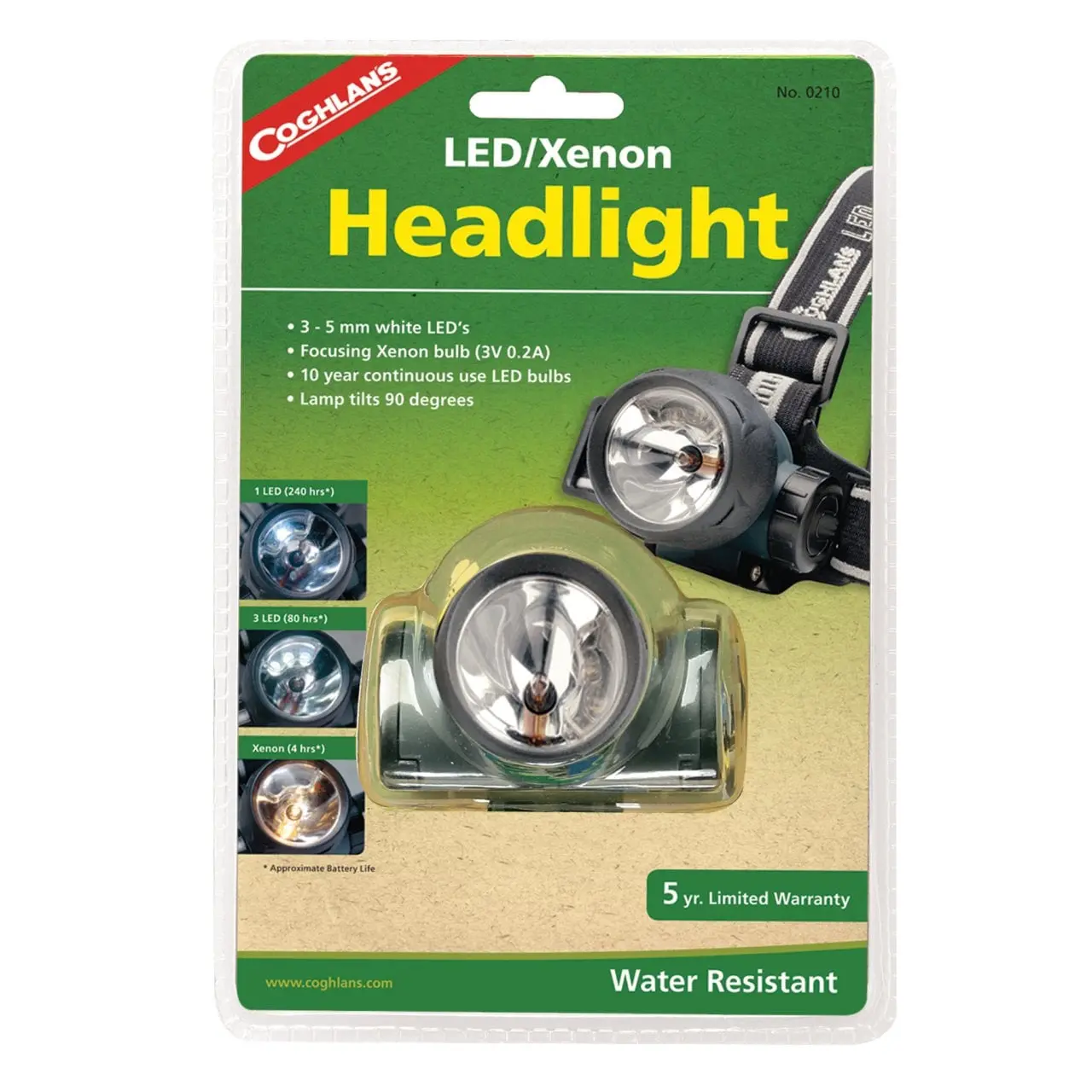 COGHLANS Xenon Led Kafa Feneri, 0210
