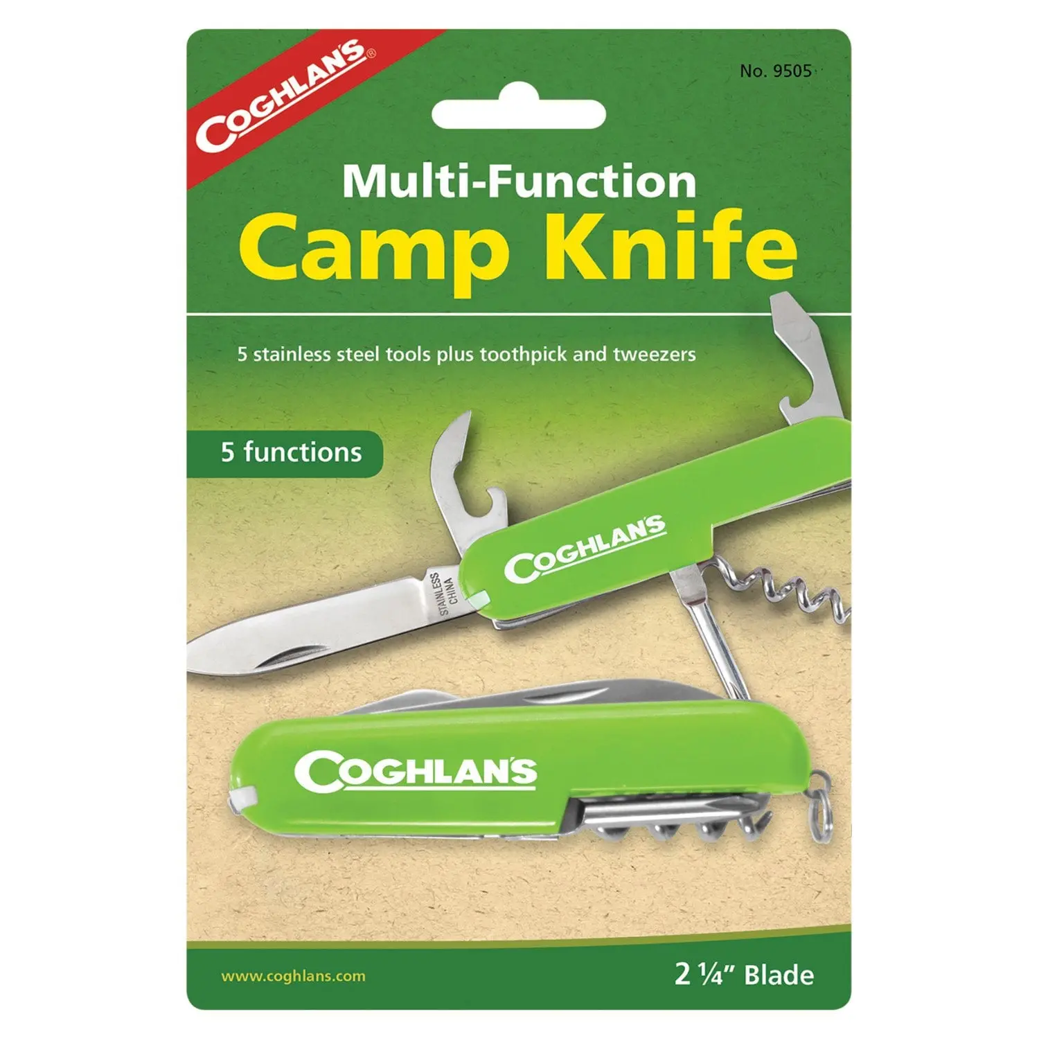 COGHLANS 5 Fonksiyonlu Çakı/Kompakt Outdoor Aleti