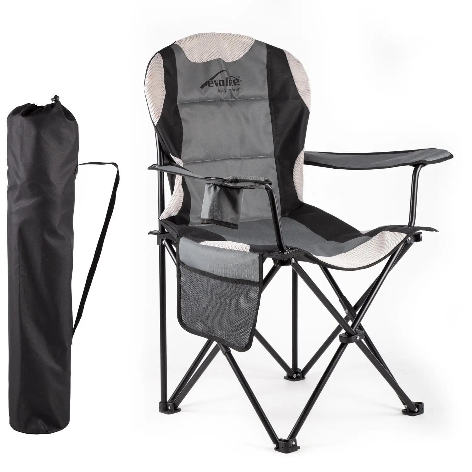 Evolite Nature Katlanabilir Kamp Sandalyesi/Dayanıklı Yapı