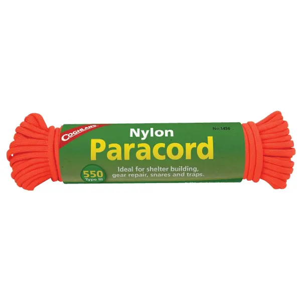 Coghlans Turuncu Paracord İp/Çok Amaçlı Kamp İpi