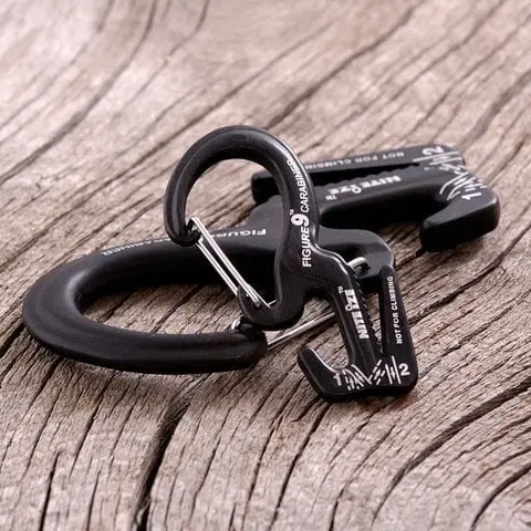 Nite-ize Figure 9 Carabiner Small Black/İp Gerdirme Aparatı