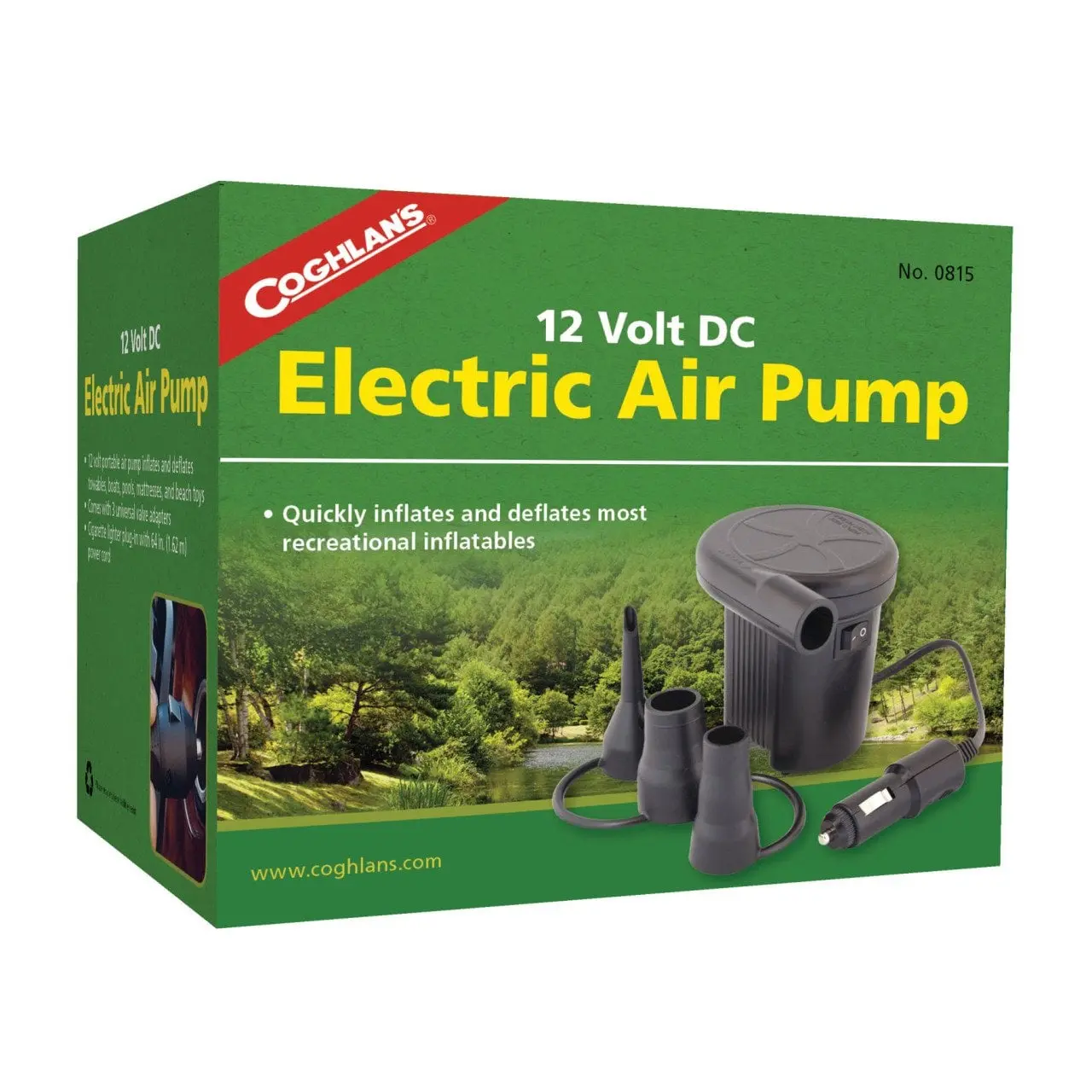 Coghlans Elektrikli Hava Pompası/Güçlü ve Hızlı Şişirme