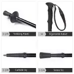 Evolite Compact Micro Quick-Lock Trekking Batonu-7
