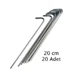 Ferrino Çelik Çadır Kazığı 20 Adet (5mm)-1
