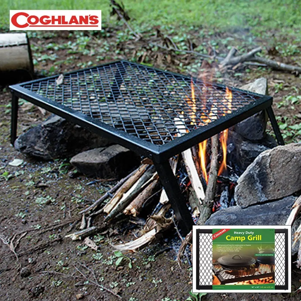 Coghlans Ateş Üstü Izgara/Katlanabilir Kamp Izgarası