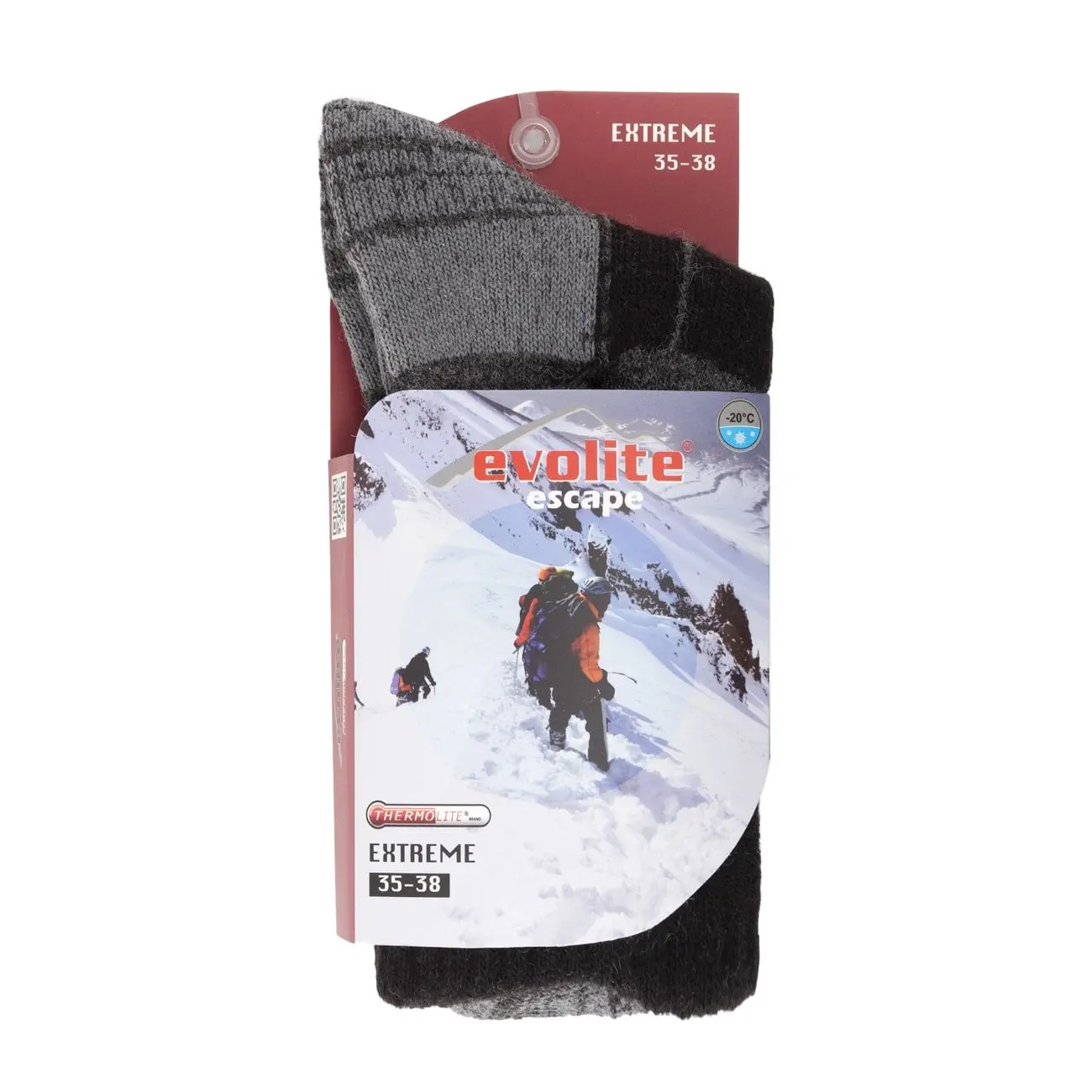 Evolite Escape X-treme –20°C Kışlık Termal Çorap/Ekstrem Isı-6