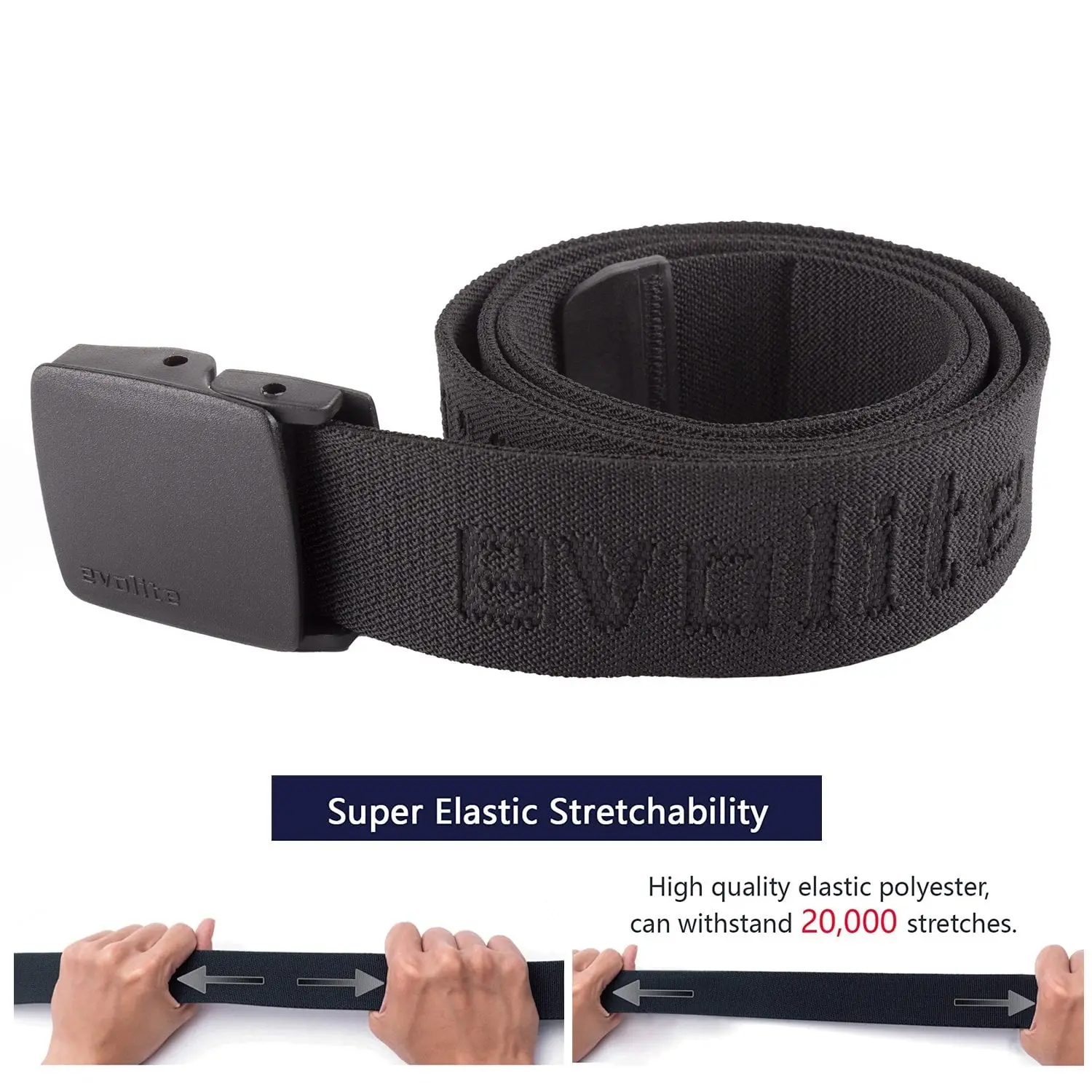 Evolite Outdoor Stretch Kemer 4cm/ Esnek ve Dayanıklı-2 Evolite Outdoor Stretch Kemer 4cm/ Esnek ve Dayanıklı-2